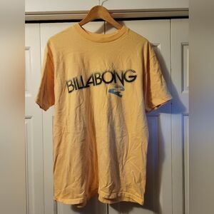 Vintage Billabong Yellow Logo Tee Surfer Summer